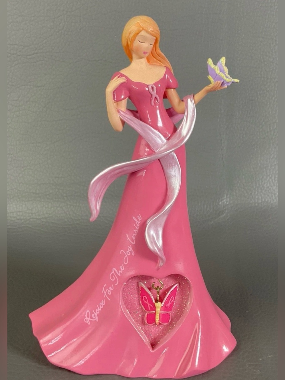 Hamilton Collection Celebrate The Hope Within Breast Cancer Awareness Figure